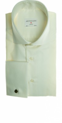 Herren Hemd PRATO aus reiner Baumwolle Beige 