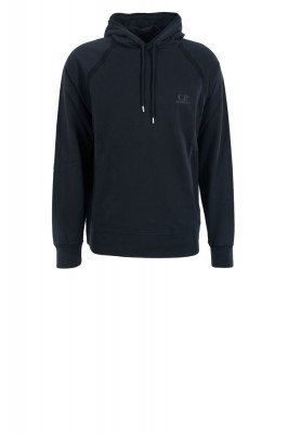 Hoodie aus Baumwolle Dunkelblau 