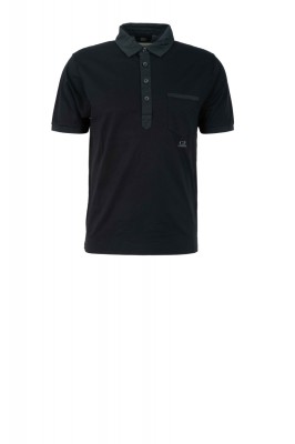 Micronet Jersey Polo Schwarz 