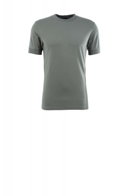 Herren T-Shirt ANTON in Salbei aus Baumwolle mit Stretch 