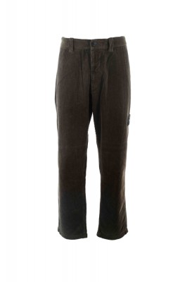 Chinohose Organic Cotton Corduroy 800 mit Kontrasttasche Kohlengrau 