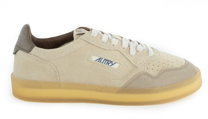 Autry Herren Sneaker MEDALIST Low aus Leder in Puder und Kanga