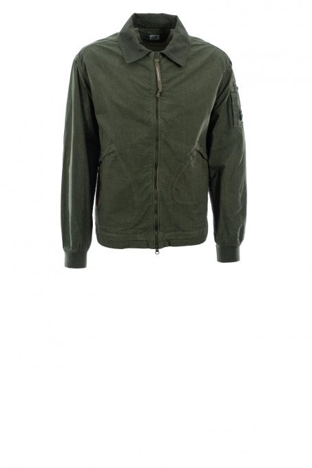 C.P. Company Kurze Jacke Ba-Tic Light Oliv