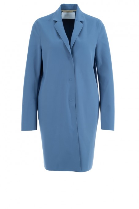 Harris Wharf London Mittellanger Damen Mantel Denim Blau