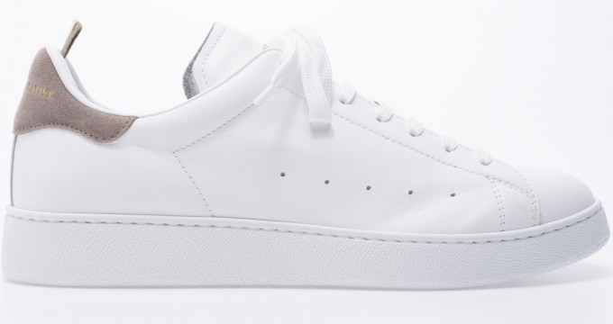 Officine Creative Herren Sneaker Mower Weiß/Hellbraun