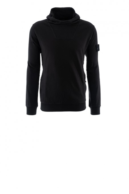 Stone Island Hoodie 612F3 Ghost Piece Schwarz